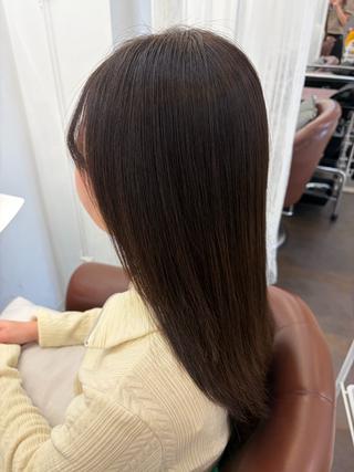 ロング カラー 志村 梨帆のヘアスタイル