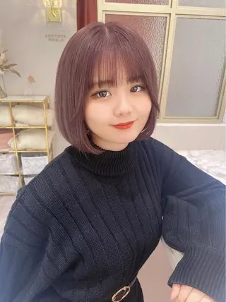 ショート fuwari 美白ショコラカラーのヘアスタイル