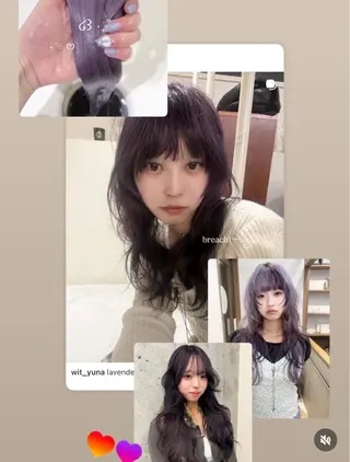 ミディアム yuna☘️ 名古屋のヘアスタイル