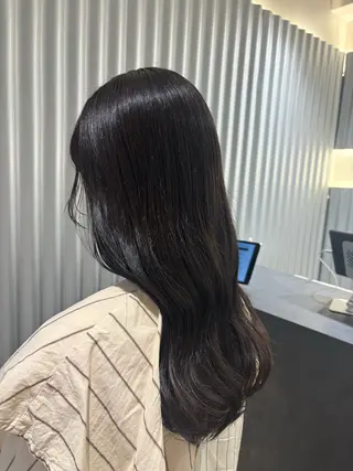 ロング 押切 響 のヘアスタイル