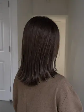 ミディアム カラー navile原宿 yumaのヘアスタイル