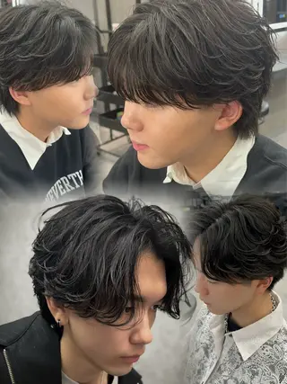 カラー パーマ メンズ 札幌メンズ指名 No. 1/光👑のヘアスタイル