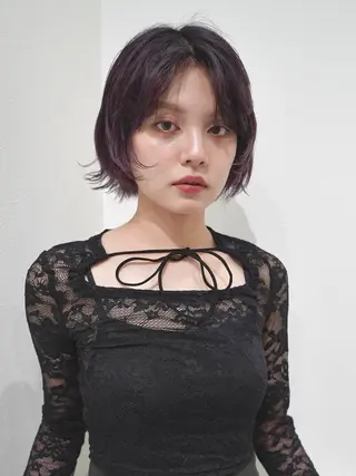 ミディアム カラー keshiki 大名のヘアスタイル