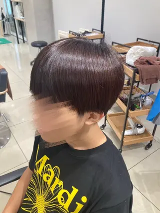 ショート カラー 🍒カラー/縮毛🍒 こばるのヘアスタイル