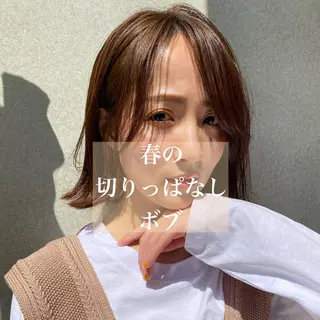 ミディアム 韓国風/髪質改善/ ナガヤアキラのヘアスタイル