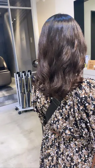 ミディアム パーマ メンズ清潔感のプロ 💈メンズパーマ藤田のヘアスタイル