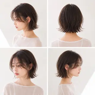ショート SAIKA🫧メンズ カット/透明感カラーのヘアスタイル