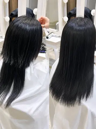 ロング ウルフカット/ 縮毛矯正💙maiのヘアスタイル