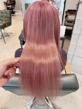 ロング カラー ダブルカラーが得意 髙木千惺/大須のヘアスタイル