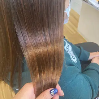セミロング 神田 菜々子のヘアスタイル