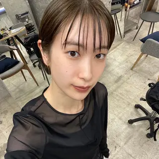 ミディアム カラー ヘアアレンジ 新高円寺 Miranoのヘアスタイル