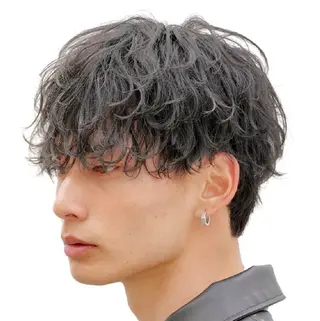 パーマ メンズ 仙台波巻きパーマ/ fifth/遠藤楓雅のヘアスタイル