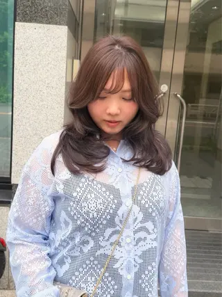 ロング DRIP HONOKAのヘアスタイル