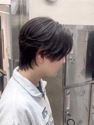 メンズ 曲がる縮毛矯正 LIBER 　岩名のヘアスタイル
