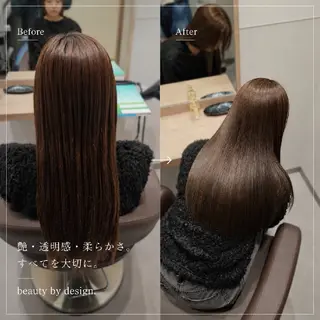 セミロング カラー 【垢抜けカラー/ 縮毛矯正】Taikiのヘアスタイル