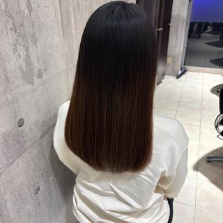 セミロング 💆🏻♀️✂ みさきのヘアスタイル