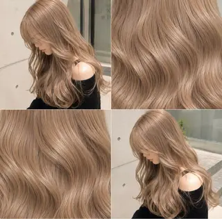 ロング カラー 【暖色カラー＋色持ち 重視】💟まなみのヘアスタイル