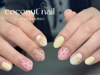 ネイル 神田 ココナッツのネイルデザイン