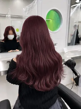 ロング カラー NANA💓韓国ヘア /レイヤー/暖色💓のヘアスタイル