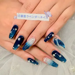 ネイル ラベンダー💖日暮里 ルル💖ネイルのネイルデザイン