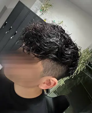 パーマ メンズ 理想を作る ⚔️夢生志(ゆうし)のヘアスタイル