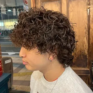 ショート パーマ メンズ 梅田/メンズ専門 /加地光尊のヘアスタイル