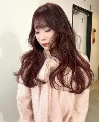 ロング Hikari / 天神大名/暖色カラーのヘアスタイル