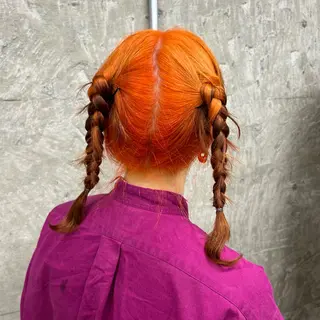 セミロング カラー ヘアアレンジ 新高円寺 Miranoのヘアスタイル