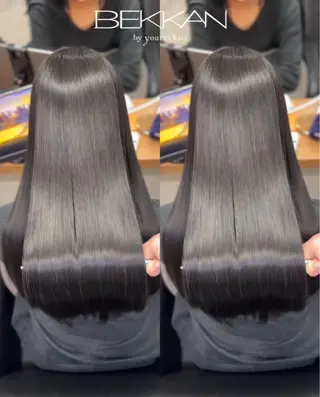 ロング カラー 当日予約OK⭕️ 佐藤太一のヘアスタイル