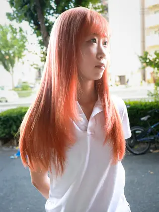 ロング カラー 梅田デザインカラー 🌈🏆ヒノキのヘアスタイル