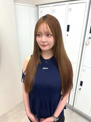 ロング カラー ヘアアレンジ メンズ 羽エク指名No1✨️ シールエク🌙しぇるのヘアスタイル