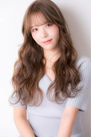 ロング カラー パーマ ヘアアレンジ メンズ 🦋高瀬寛菜🦋 韓国レイヤーのヘアスタイル