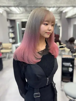 ロング 鈴木 朔弥/一宮のヘアスタイル