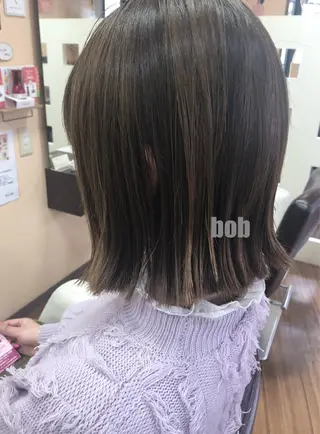 ショート カラー くすみカラー/ボブ ♡ madocaのヘアスタイル