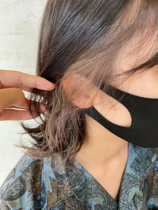 ミディアム カラー 髪質改善カラー /レイヤーカットのヘアスタイル