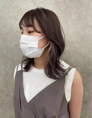 ミディアム カラー fifth おのでら ようのヘアスタイル