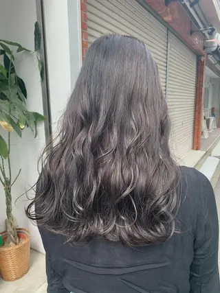 セミロング カラー ヘアアレンジ REONA🪽✨薬院 レイヤーカット🫧のヘアスタイル