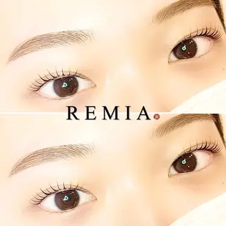 アイブロウ REMIA横須賀中央 翁川なぎさのマツエク・マツパデザイン