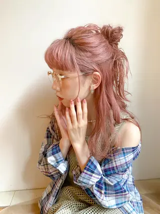 ロング 小林 夢羽のヘアスタイル