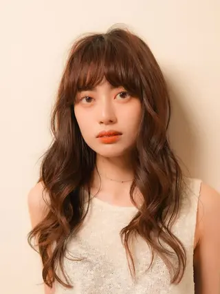 ロング カラー 銀座/骨格診断 垢抜けレイヤー/菅原のヘアスタイル