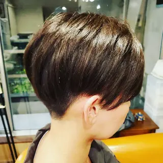 ショート カラー spa hair ark 富井直美のヘアスタイル