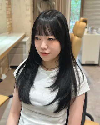 ロング メンズ/レイヤー COCOROのヘアスタイル