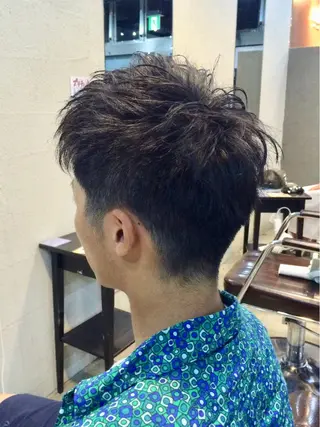 ショート メンズ メンズカットパーマ 似合わせカット 小林のヘアスタイル