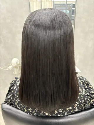 ロング カラー 梅雨対策すぐ巻ける ☔️縮毛矯正勝倉　麗のヘアスタイル
