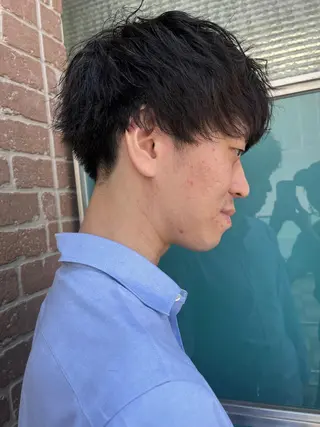 ショート カラー パーマ ヘアアレンジ メンズ キッズ ネイル マツエク・マツパ アイブロウ 久木原 ゆりのヘアスタイル