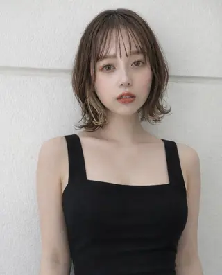 ミディアム ゆうり/ 透明感カラーのヘアスタイル