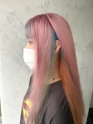ロング カラー 町田ブリーチ特化 MANATOのヘアスタイル
