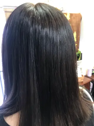 セミロング パーマ 桧山 真のヘアスタイル