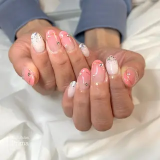 セミロング ネイル SalonPrima 西院Nail&Eyeのネイルデザイン