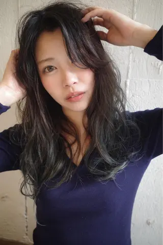 ロング カラー ふくだ りさ【ciAo!】のヘアスタイル